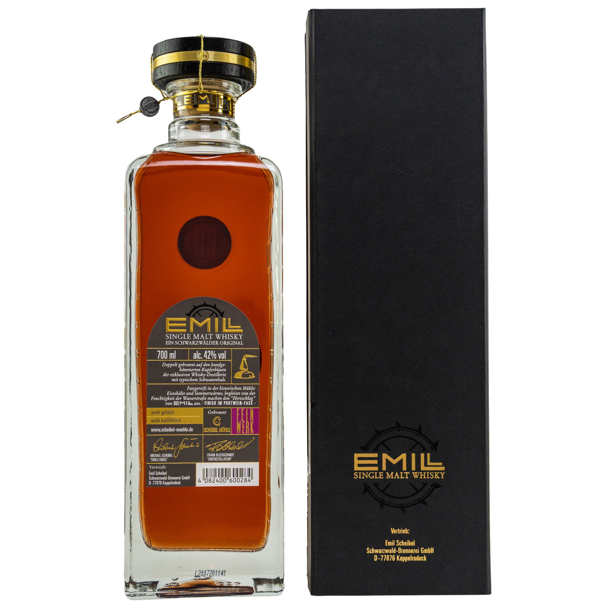 EMILL Feinwerk Single Malt Whisky, 0,70 l in Geschenkverpackung