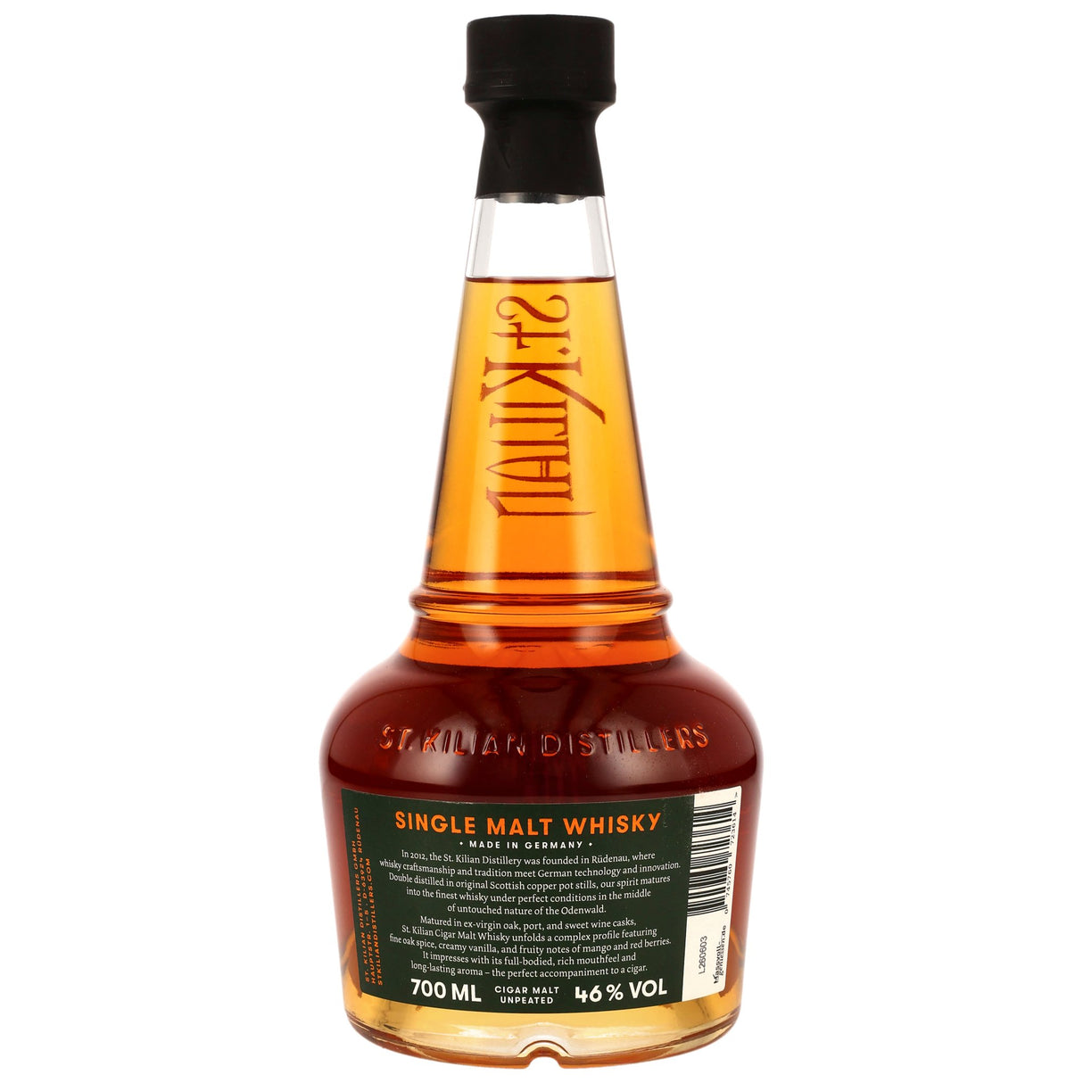 St. Kilian Cigar Malt – Ex-Virgin Oak, Port & Sweet Wine Casks