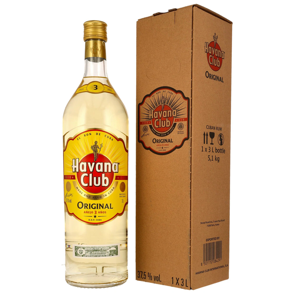 Havana Club, 3,0 l Flasche