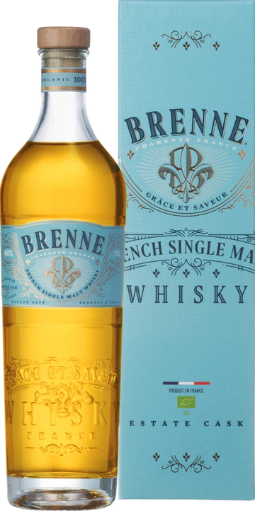 Brenne French Bio Single Malt Estate Cask Whisky, 0,7l Flasche