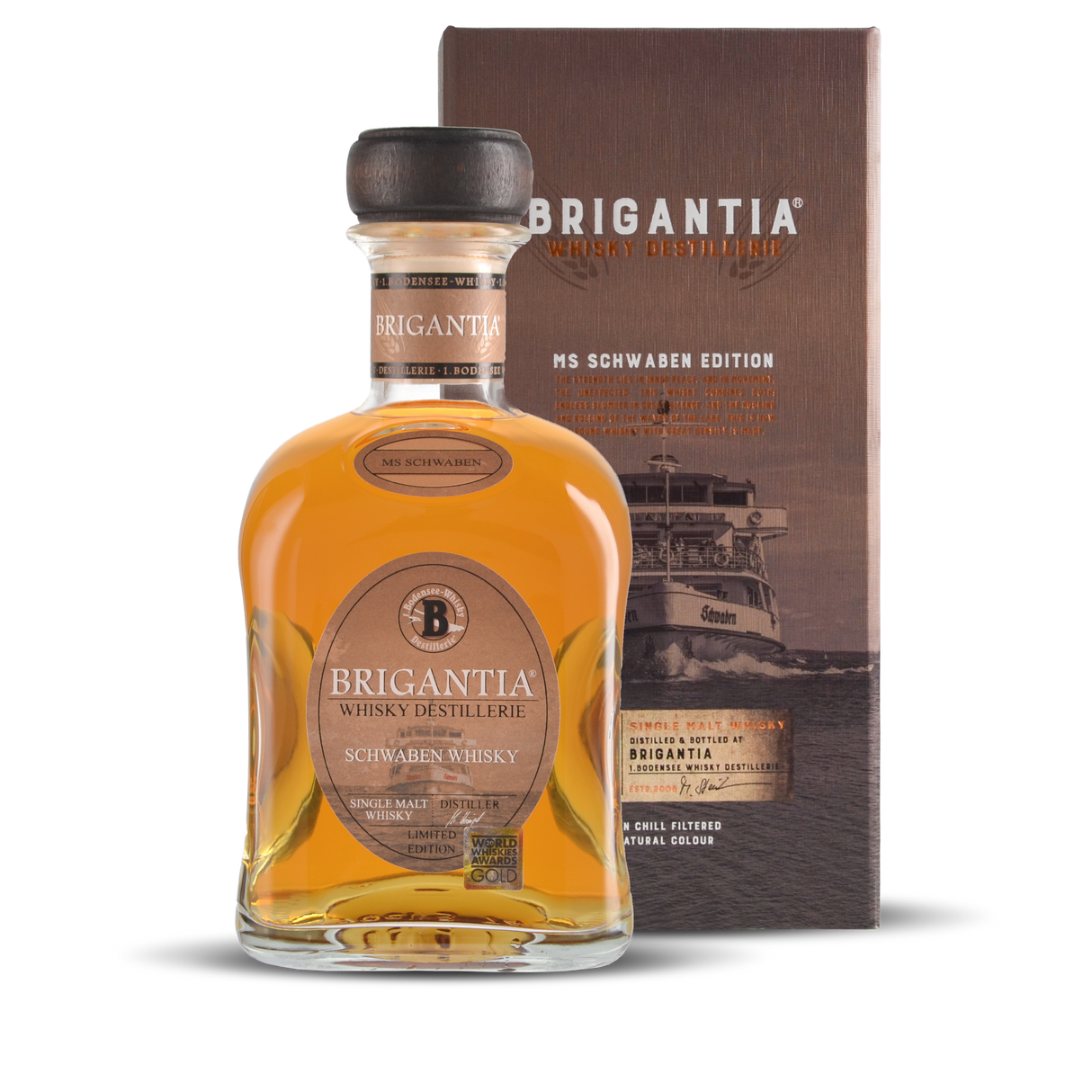Brigantia MS Schwaben Edition mit Dose, 0,70 l Flasche