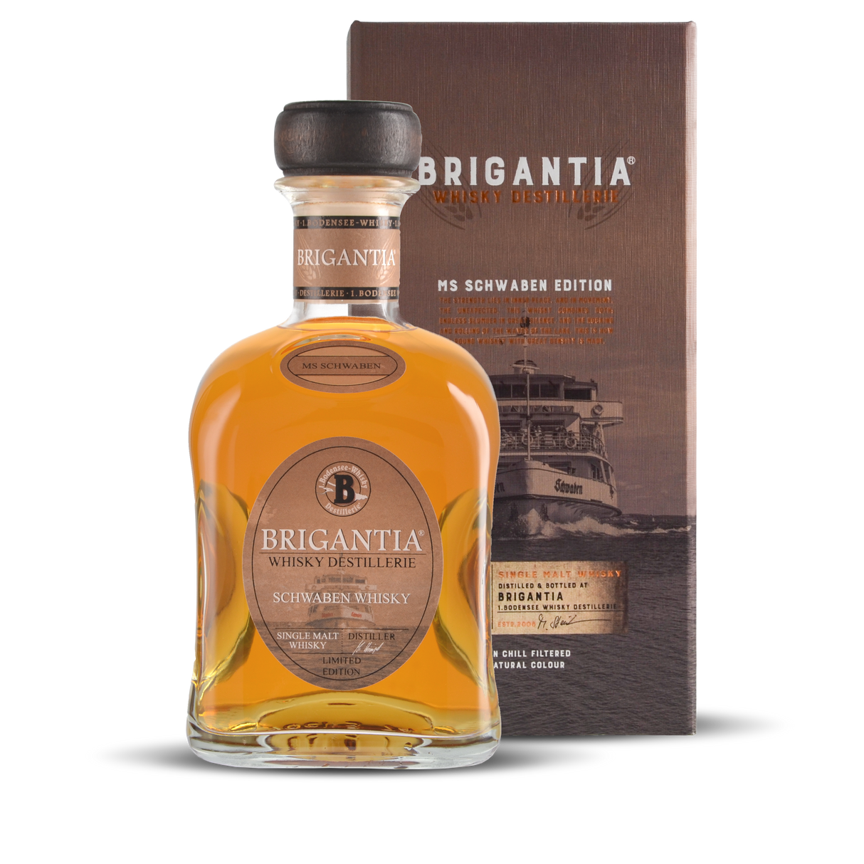 Brigantia MS Schwaben Edition mit Dose, 0,70 l Flasche