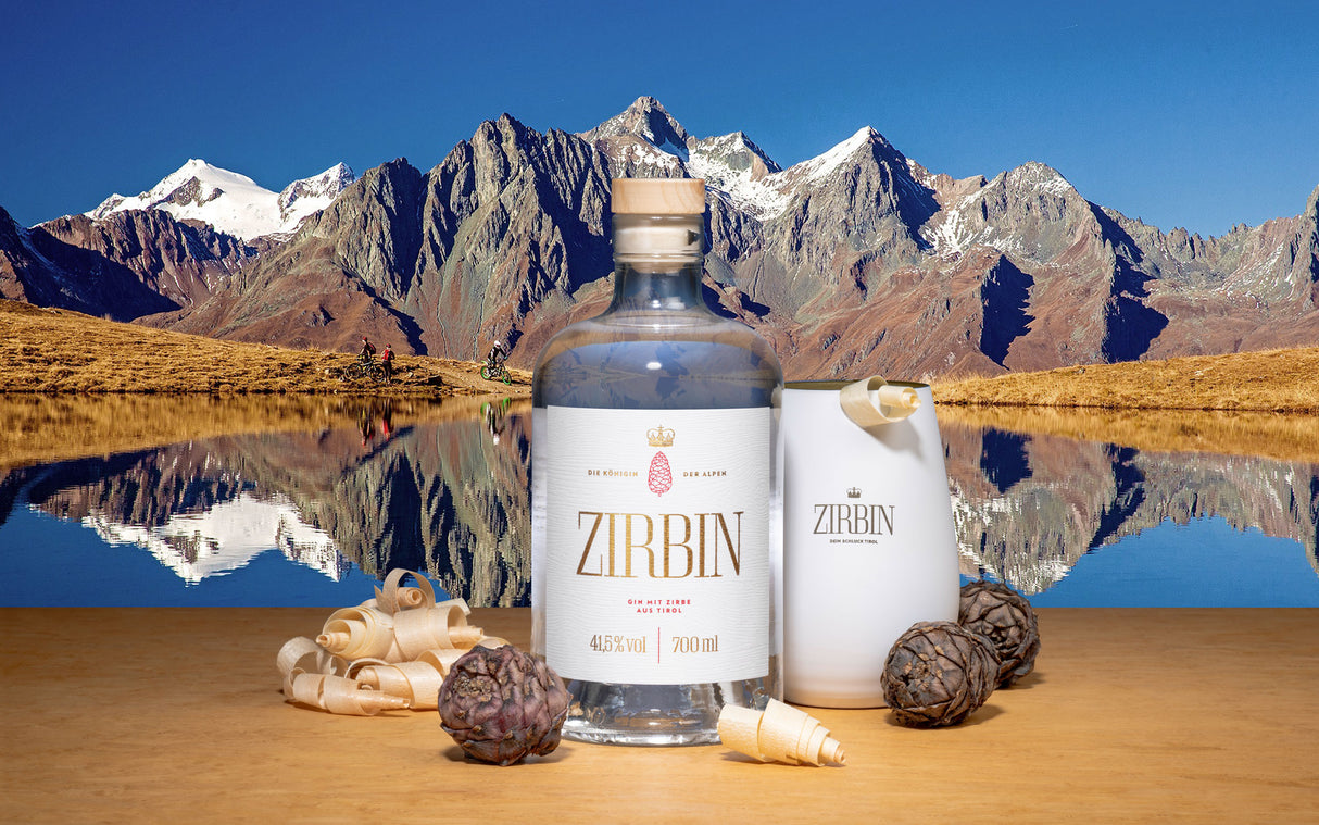 Zirbin Dry Gin, 41,5% Alc.