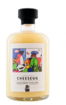 Sauerländer Edelbrennerei: Cheesegg Eierlikör, 0,50 l Flasche