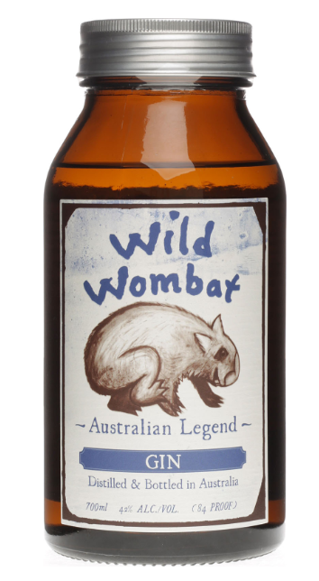 Wild Wombat Australian Legend Gin, 0,70 l Flasche