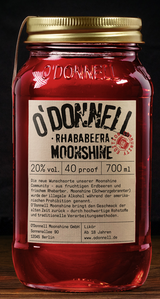 O´Donnell Moonshine, Rhababeera, 0,70 l Glas