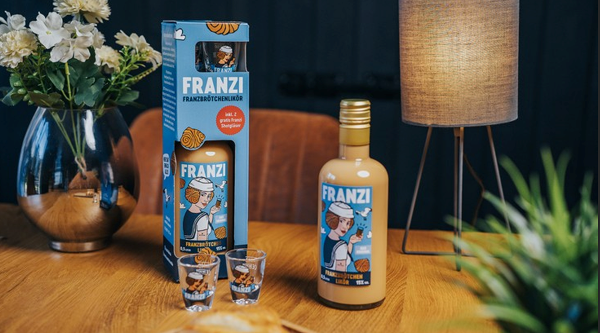 Franzi Franzbrötchenlikör Geschenkbox