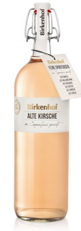 Birkenhof Alte Kirsche 1,0 l Flasche – Feine Spirituose im Cognacfass gereift