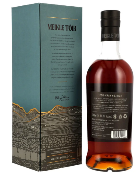 Meikle Tòir 2019/2025 Peated Single Malt Scotch Whisky - Oloroso Sherry Hogshead Cask 8723