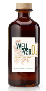 Wellpaero Wermut & Orange (Bio) – Alkoholfreier Aperitif, 0,35 l