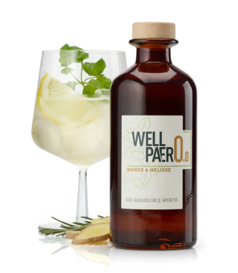 Wellpaero Ingwer & Melisse (Bio) – Alkoholfreier Aperitif, 0,35 l