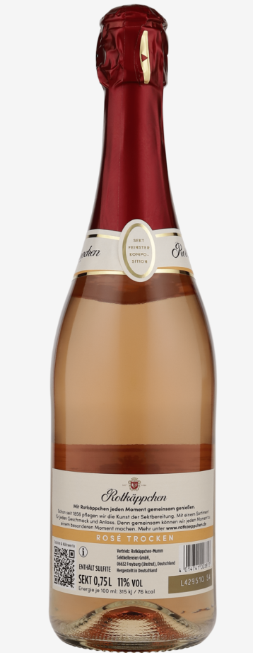Rotkäppchen Rosé Sekt trocken 11% 0,75l