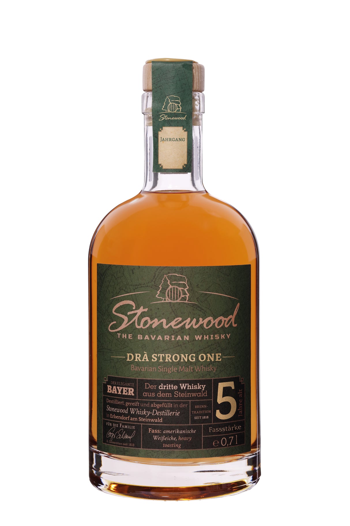 Stonewood Drà Strong One | Single Malt Whisky | 48,9% vol. | Fasstärke