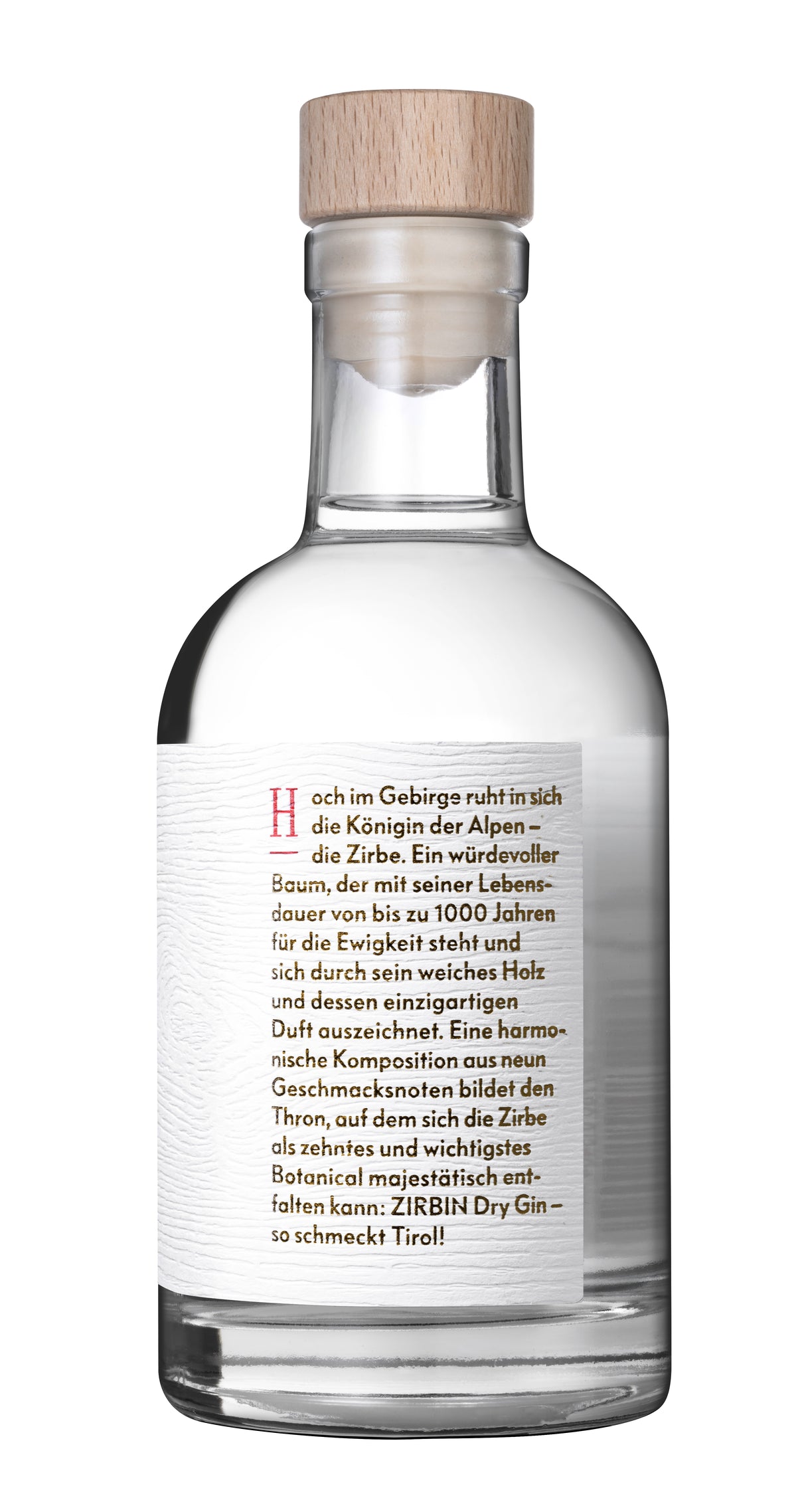 Zirbin Dry Gin, 41,5% Alc.