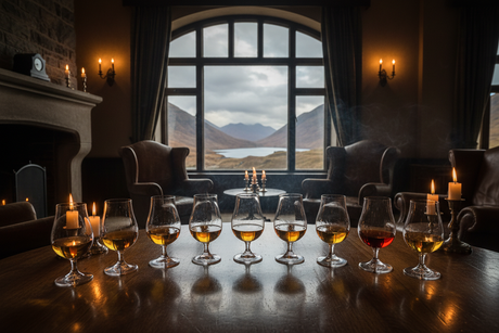 Schottische Whiskys Tasting – von leicht bis rauchig